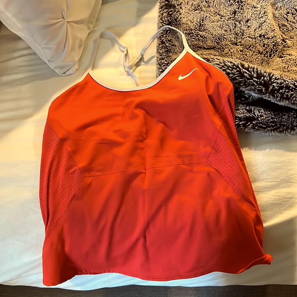Nike workout top, size L but runs small.